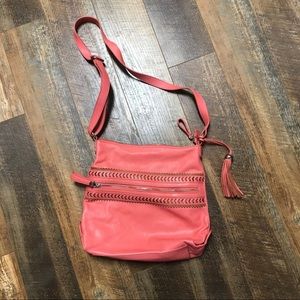 Jessica Simpson Purse adjust strap salmon coral